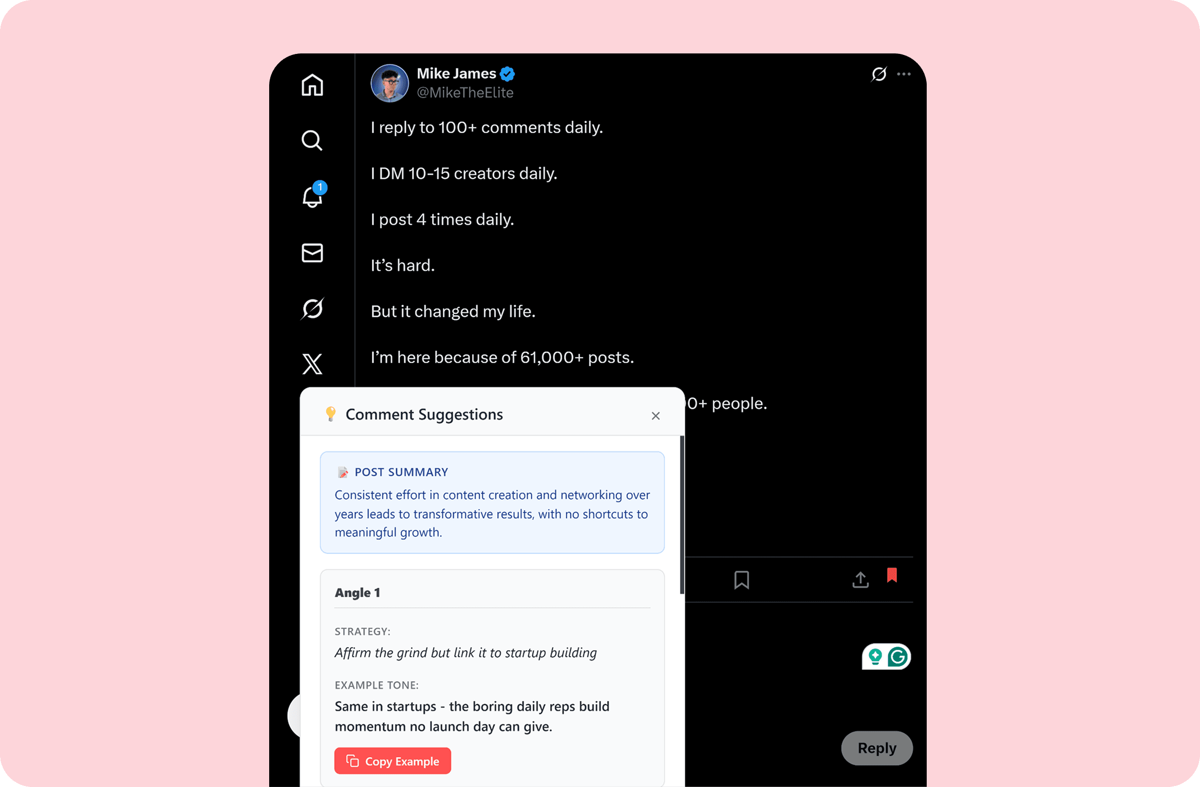 Engage like a founder, not a bot.